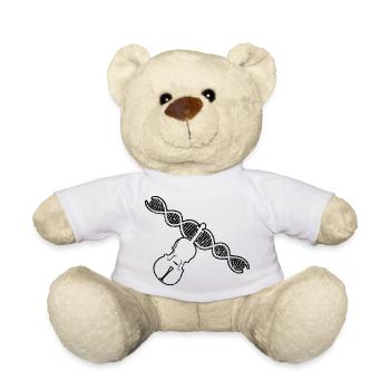 Violoniste Orchestre Musique de violon - Nounours - blanc - Devant