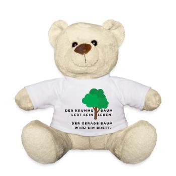 Der krumme Baum - Teddy - Weiß - Vorne