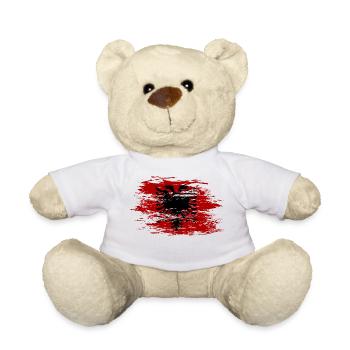 Albanie utilisée - Nounours - blanc - Devant