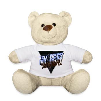 camping funny happy birthday present idea quote - Teddy - Weiß - Vorne