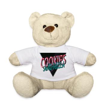 Teacher Valentines Day Pastry Birthday Present Cat - Teddy Bear - white - Front