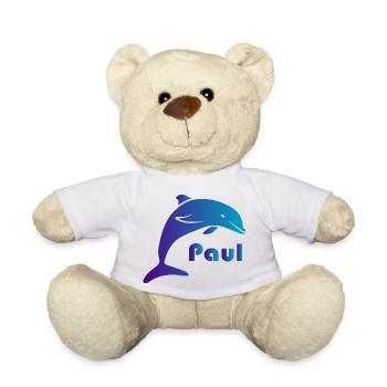 Dauphin - Nounours - blanc - Devant