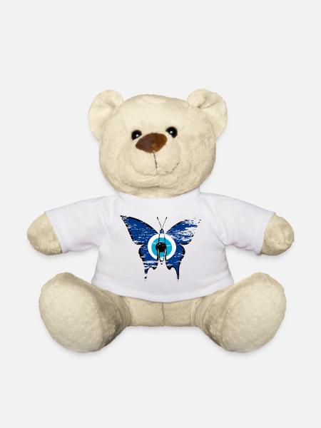 Nazar Schmetterling used - Teddy - Weiß