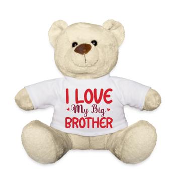 J’aime mon grand frère - Nounours - blanc - Devant