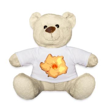 Gelbe Blume - Teddy - Weiß - Vorne