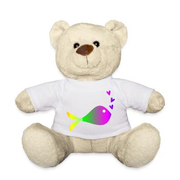 SARDINE. FISH. APRIL FOOL. EASTER. SEA - Teddy Bear - white - Front