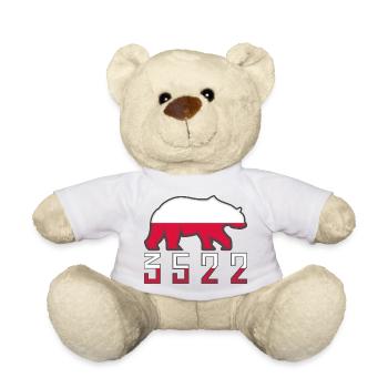 Wojtek der soldatische Bär - Teddy - Weiß - Vorne