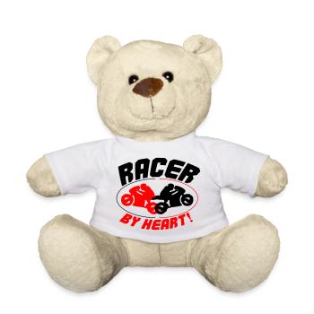 racer by heart 2 - Teddy - Weiß - Vorne