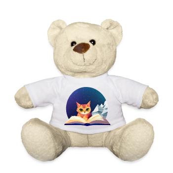 Kitten Books Cat Read Cat Book Domestic Cat - Teddy Bear - white - Front