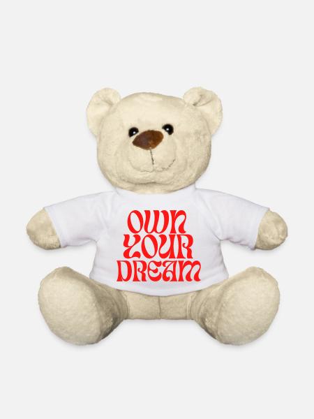 Mirace Own Your Dream - Teddy Bear - white