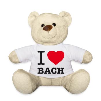 I LOVE BACH - Teddy - Weiß - Vorne