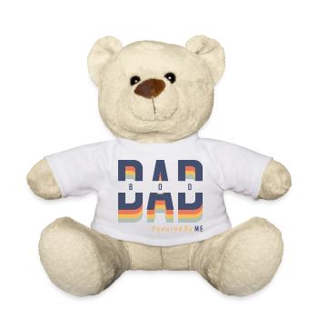 Dad Bod powered by Me - Nounours - blanc - Devant