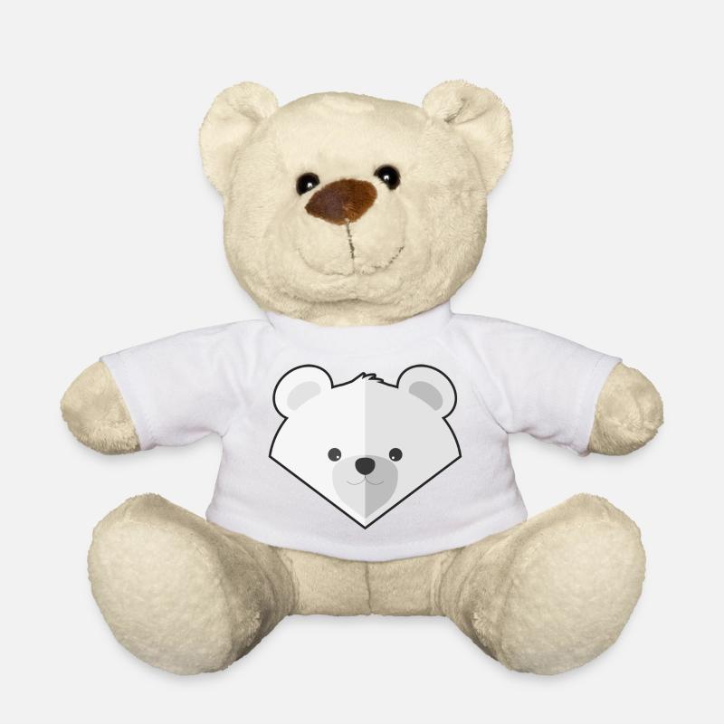 Cute Simple Polar Bear - Teddy Bear - white