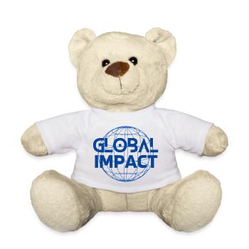 Planet Erde, Mutter Natur, rette den Planeten - Teddy - Weiß - Vorne