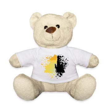 Escape to the Brilliant Summit - Teddy Bear - white - Front