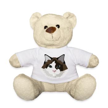 Katze - Teddy - Weiß - Vorne