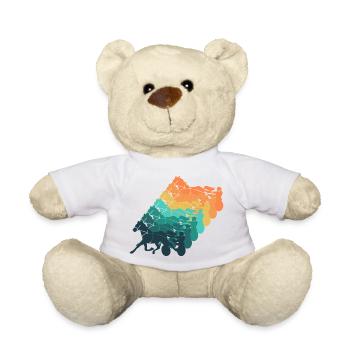 Traber Vintage Geschenk Rennen - Teddy - Weiß - Vorne