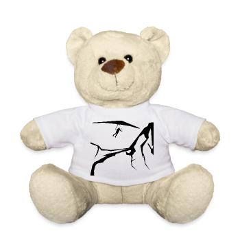 Montagne - Parapente - (11) - Nounours - blanc - Devant