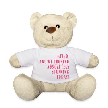 Hello. You're looking absolutely stunning today! - Teddy - Weiß - Vorne