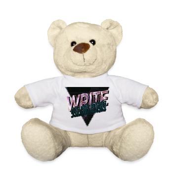 christmas present idea blogging jokes costume - Teddy Bear - white - Front