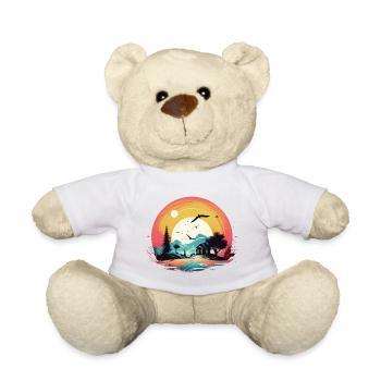 Sunset - Teddy Bear - white - Front