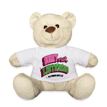 Cat Lover Persian Pet Cat Business Cat Tshirts - Teddy Bear - white - Front
