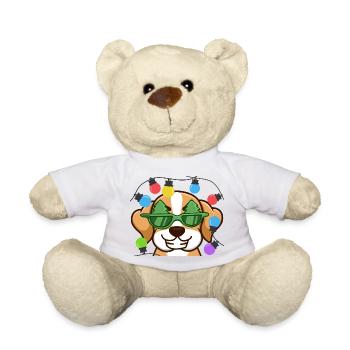 Weihnachtsbeagle - Teddy - Weiß - Vorne