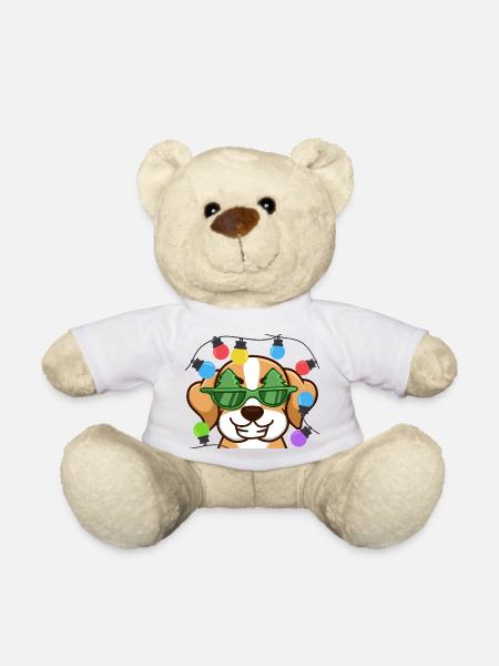 Weihnachtsbeagle - Teddy - Weiß