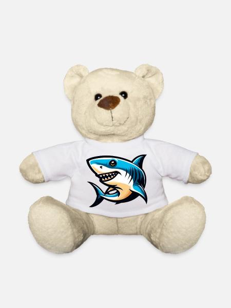 Weißer Hai - Teddy - Weiß