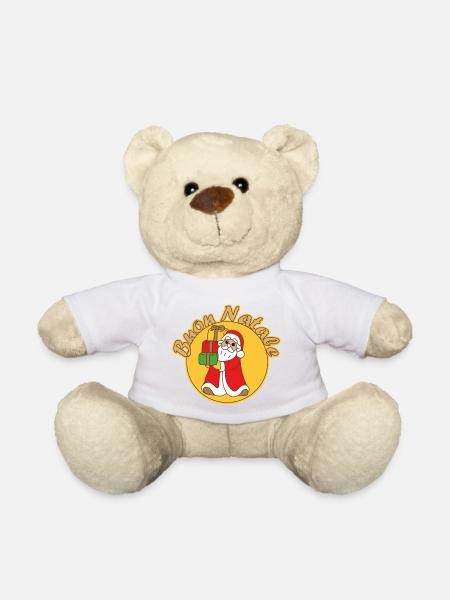 Santa Gifts - Teddy Bear - white