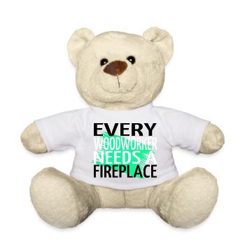 Travail du bois charpentier blagues Tshirts - Nounours - blanc - Devant