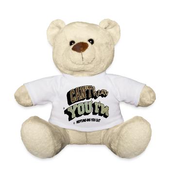 conspiracy geek art astronomy gifts colors - Teddy Bear - white - Front