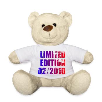 14th Anniversary Limited Edition 02/2010 - Teddy Bear - white - Front