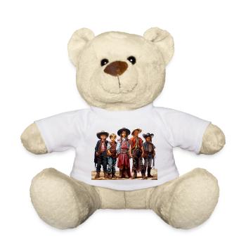 Cowboy oder Sheriff Faschingsverkleidung - Teddy - Weiß - Vorne