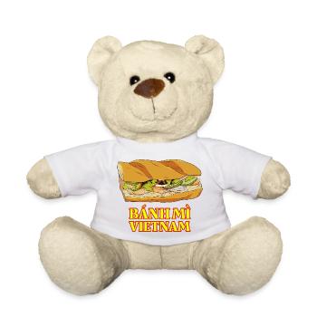 Vietnam Viet Banh Mi Brot Vietnamese I Geschenk - Teddy - Weiß - Vorne