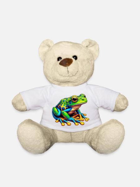 Frosch - Teddy - Weiß