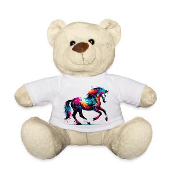 Horse - Teddy Bear - white - Front