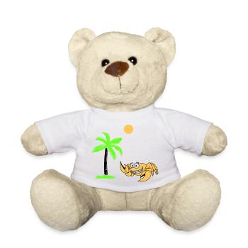 krebs palme - Teddy - Weiß - Vorne