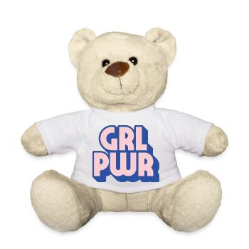 Girl Power - Teddy - Weiß - Vorne