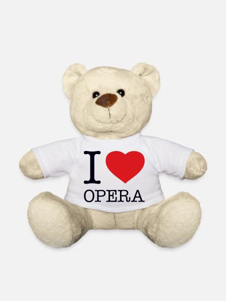 J’ADORE L’OPÉRA - Nounours - blanc