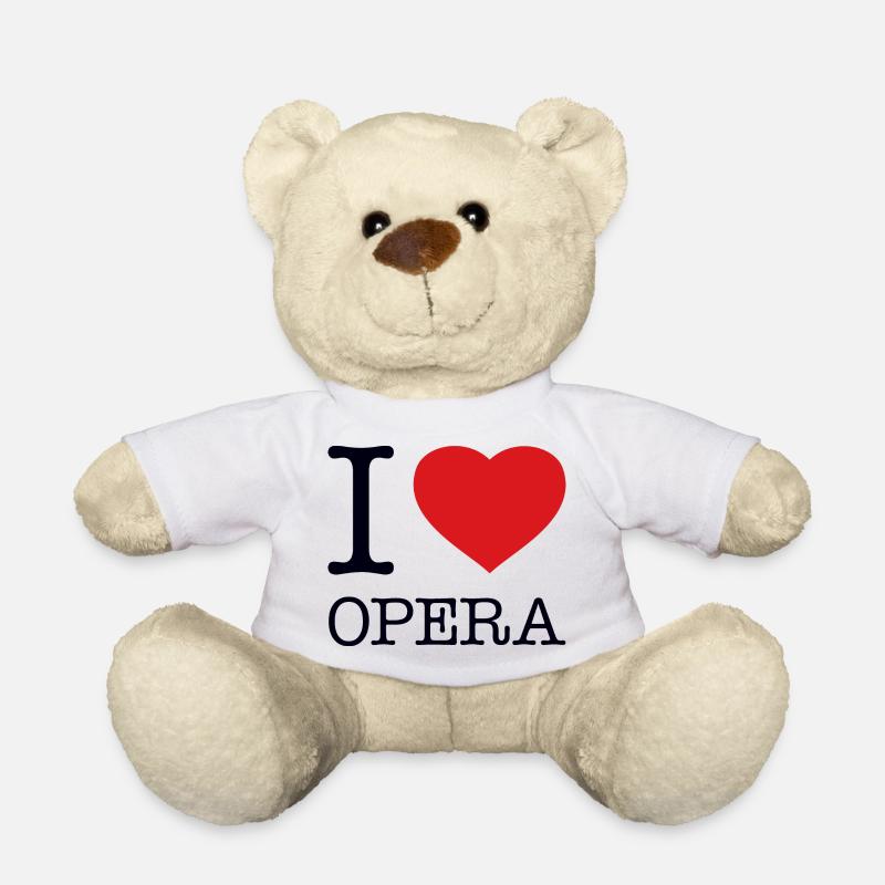 J’ADORE L’OPÉRA - Nounours - blanc