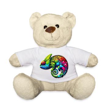 Chameleon - Teddy Bear - white - Front