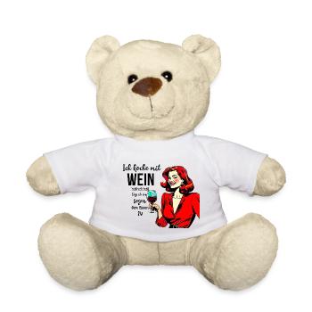 Retro woman housewife sarcastic design - Teddy - Weiß - Vorne