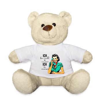 Retro woman housewife sarcastic design - Teddy - Weiß - Vorne