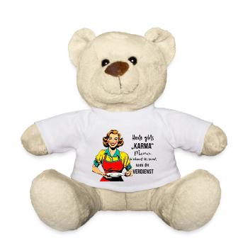 Retro woman housewife sarcastic design - Teddy - Weiß - Vorne
