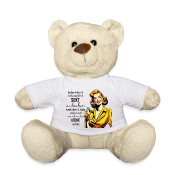 Retro woman housewife sarcastic design - Teddy - Weiß - Vorne