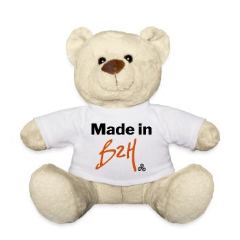 Made in BZH - Nounours - blanc - Devant