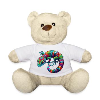 Gecko - Teddy Bear - white - Front