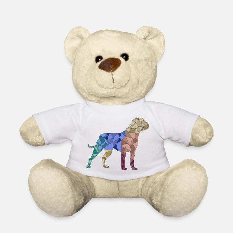 CANE CORSO géométrique - Nounours - blanc
