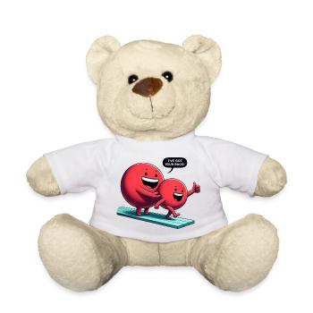 Always supportive duo on the diving board - Teddy Bear - white - Front